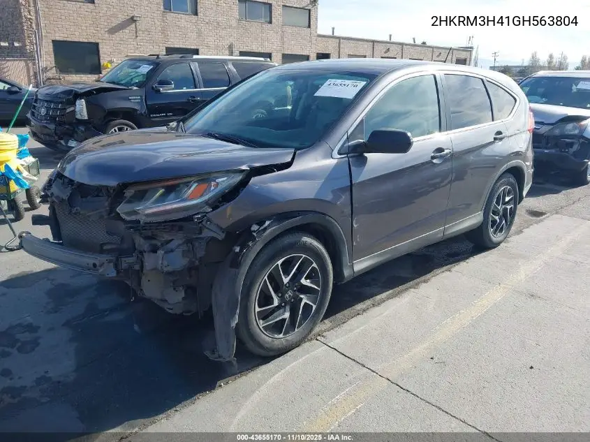 2HKRM3H41GH563804 2016 Honda Cr-V Se