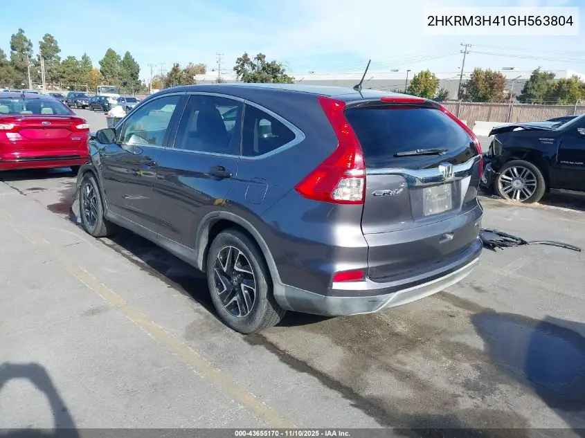 2HKRM3H41GH563804 2016 Honda Cr-V Se