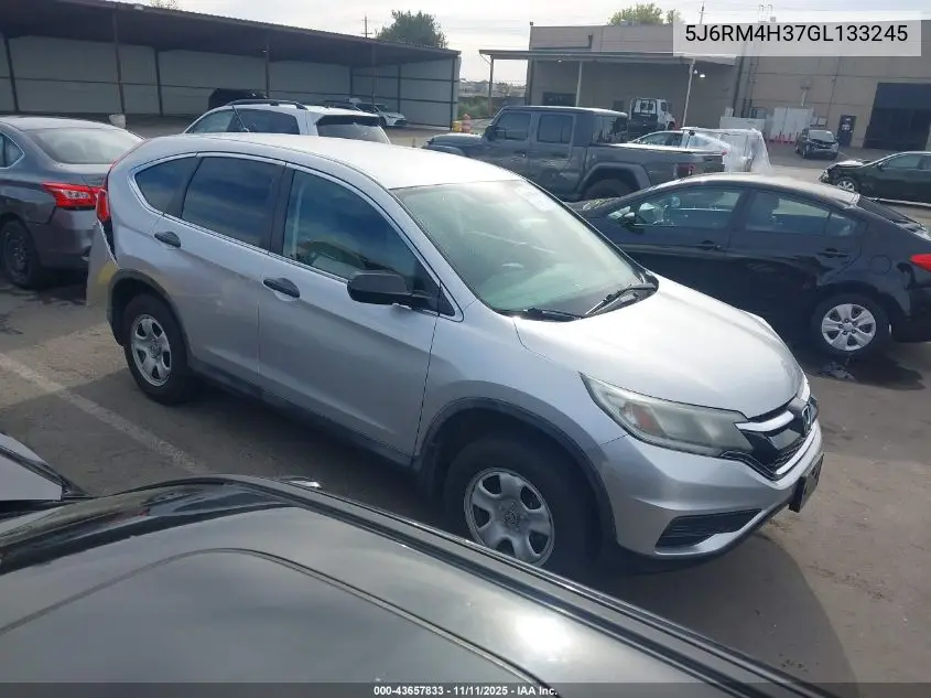 5J6RM4H37GL133245 2016 Honda Cr-V Lx