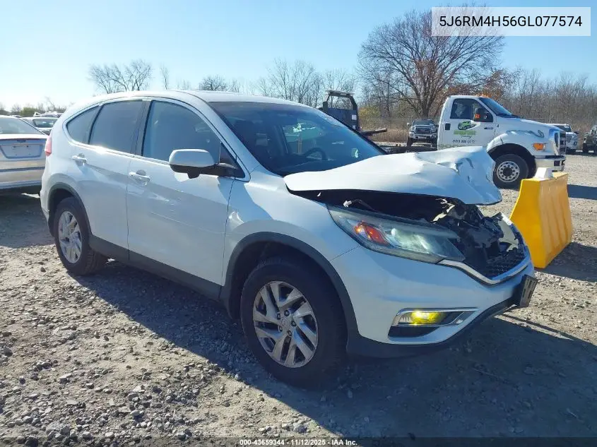 5J6RM4H56GL077574 2016 Honda Cr-V Ex