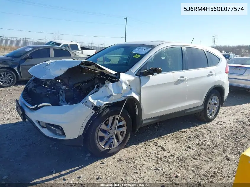 5J6RM4H56GL077574 2016 Honda Cr-V Ex