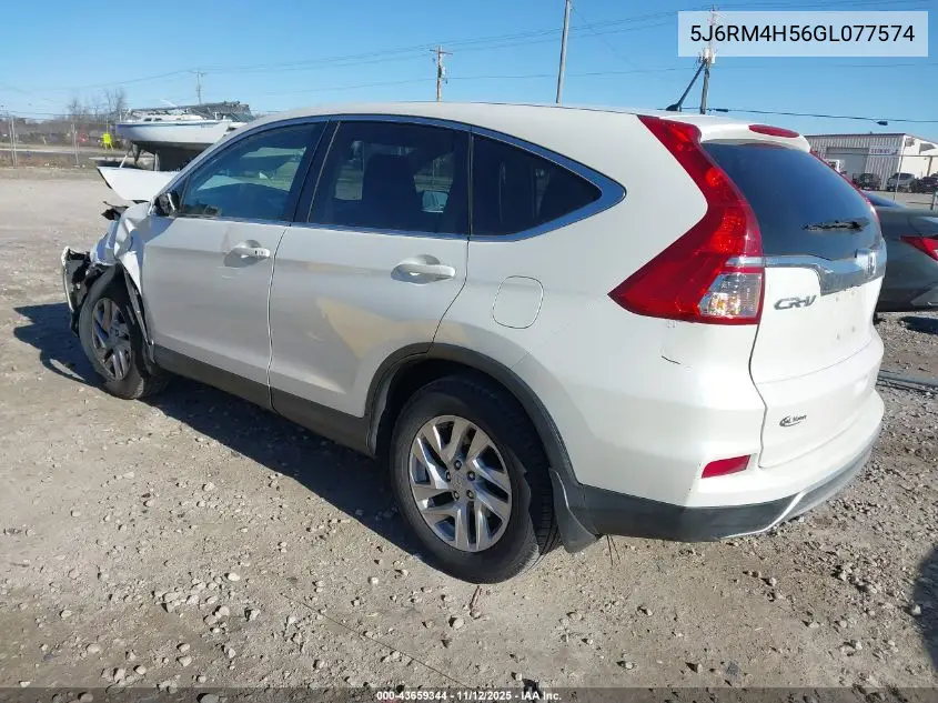 5J6RM4H56GL077574 2016 Honda Cr-V Ex