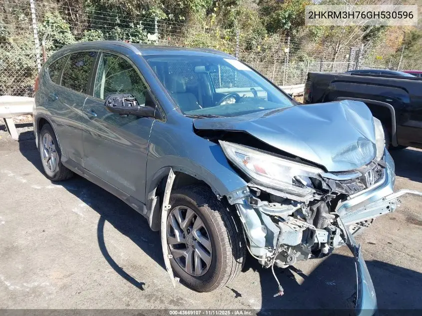 2HKRM3H76GH530596 2016 Honda Cr-V Ex-L