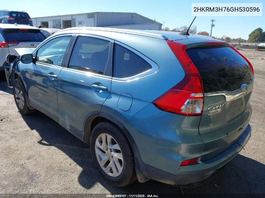 2HKRM3H76GH530596 2016 Honda Cr-V Ex-L