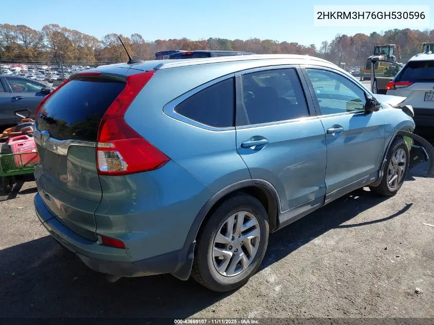 2HKRM3H76GH530596 2016 Honda Cr-V Ex-L