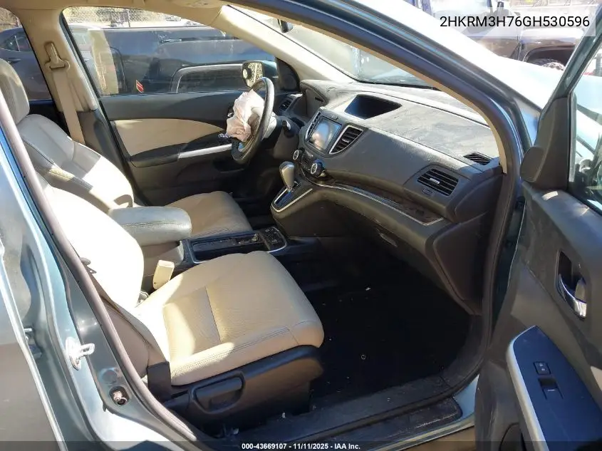 2HKRM3H76GH530596 2016 Honda Cr-V Ex-L