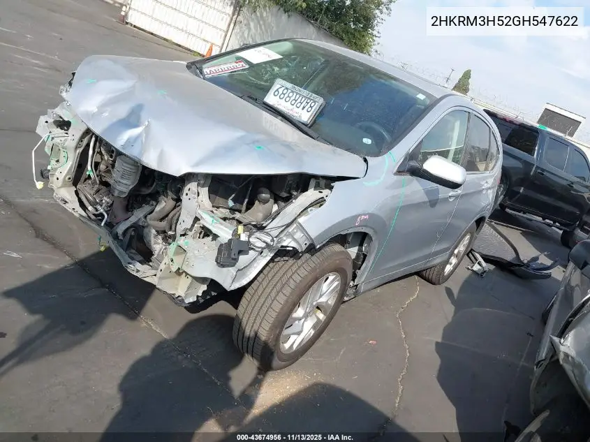 2HKRM3H52GH547622 2016 Honda Cr-V Ex