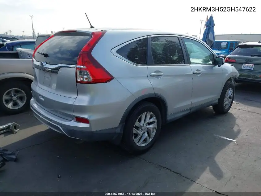 2HKRM3H52GH547622 2016 Honda Cr-V Ex