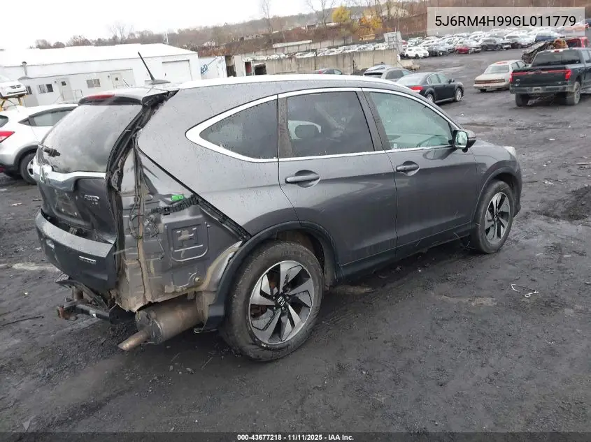5J6RM4H99GL011779 2016 Honda Cr-V Touring