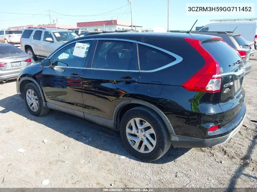 3CZRM3H59GG711452 2016 Honda Cr-V Ex