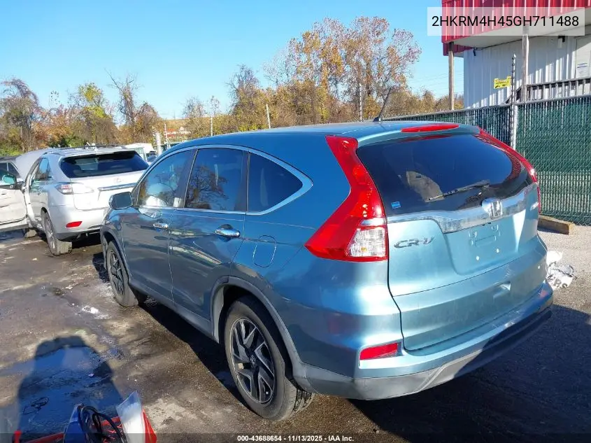 2HKRM4H45GH711488 2016 Honda Cr-V Se