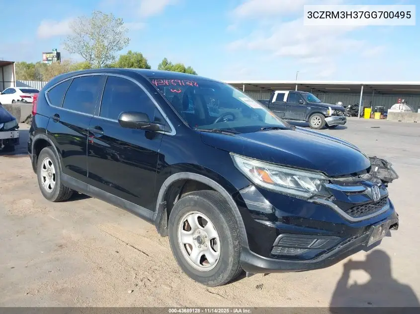3CZRM3H37GG700495 2016 Honda Cr-V Lx