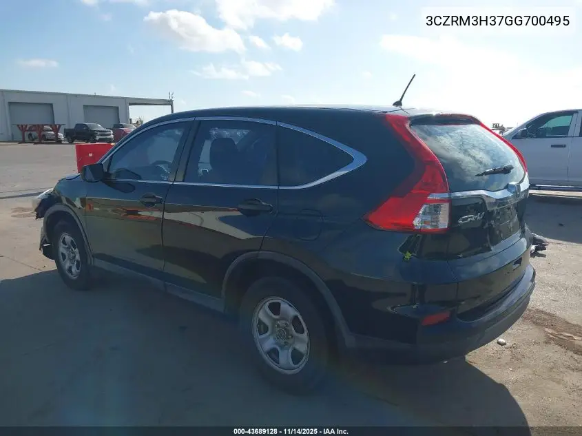 3CZRM3H37GG700495 2016 Honda Cr-V Lx