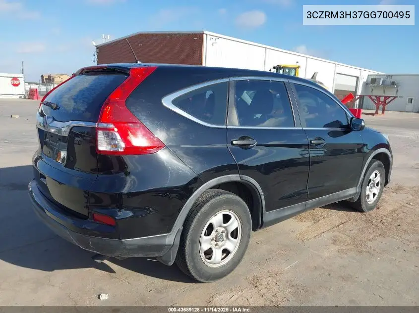 3CZRM3H37GG700495 2016 Honda Cr-V Lx