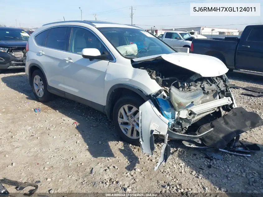 5J6RM4H7XGL124011 2016 Honda Cr-V Ex-L