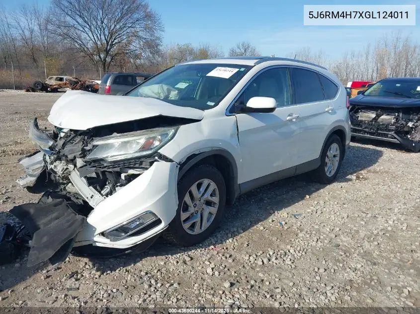 5J6RM4H7XGL124011 2016 Honda Cr-V Ex-L