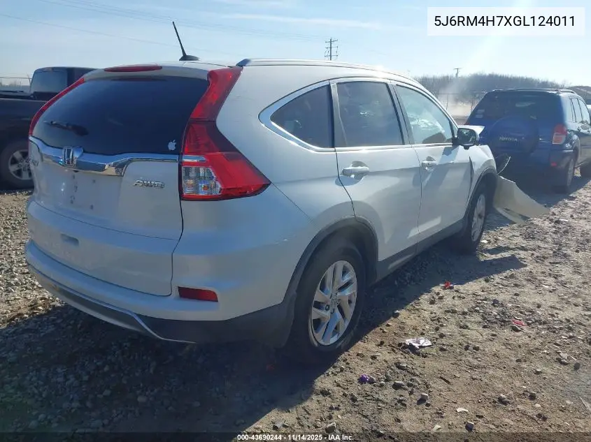 5J6RM4H7XGL124011 2016 Honda Cr-V Ex-L