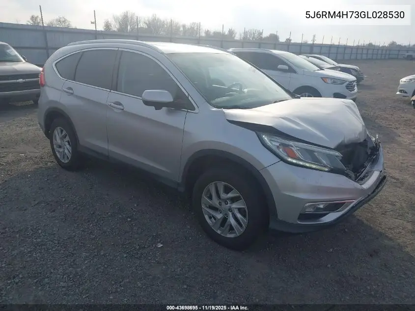 5J6RM4H73GL028530 2016 Honda Cr-V Ex-L