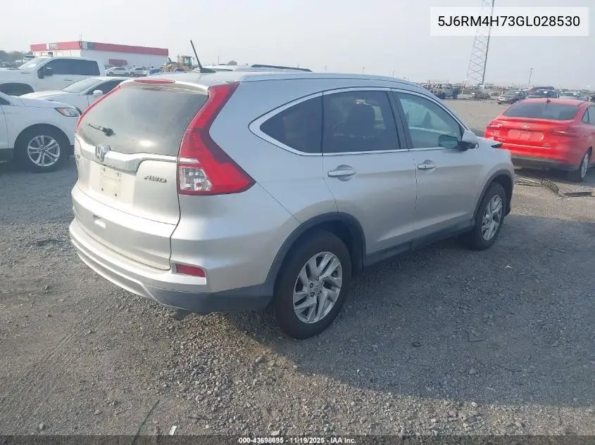 5J6RM4H73GL028530 2016 Honda Cr-V Ex-L