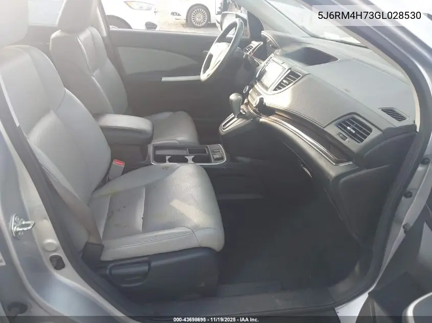 5J6RM4H73GL028530 2016 Honda Cr-V Ex-L