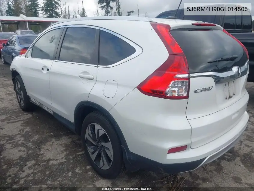5J6RM4H90GL014506 2016 Honda Cr-V Touring