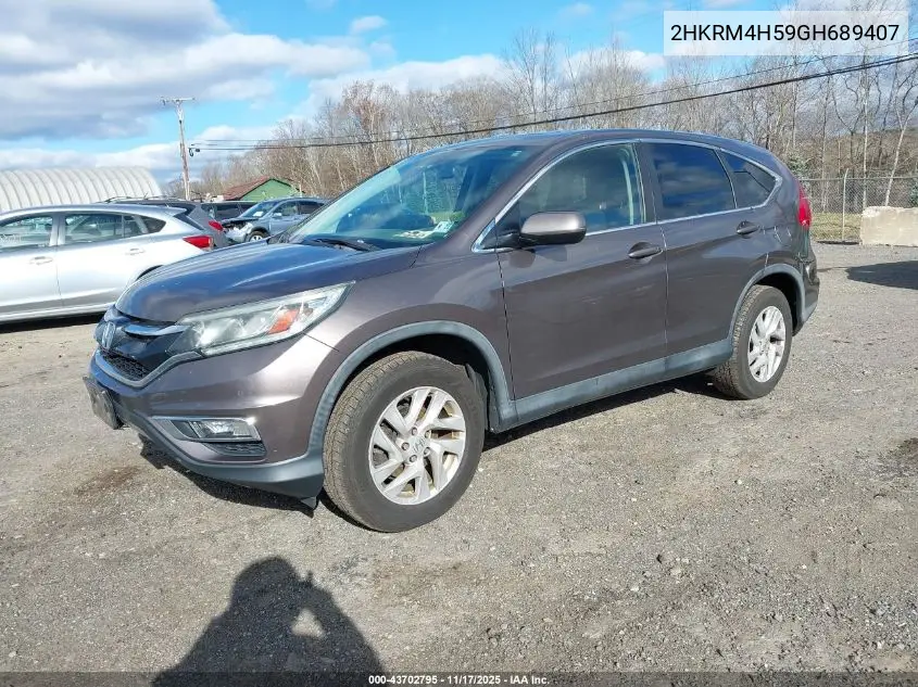 2HKRM4H59GH689407 2016 Honda Cr-V Ex