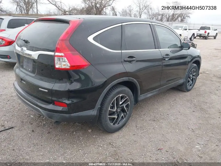 2HKRM3H44GH507338 2016 Honda Cr-V Se