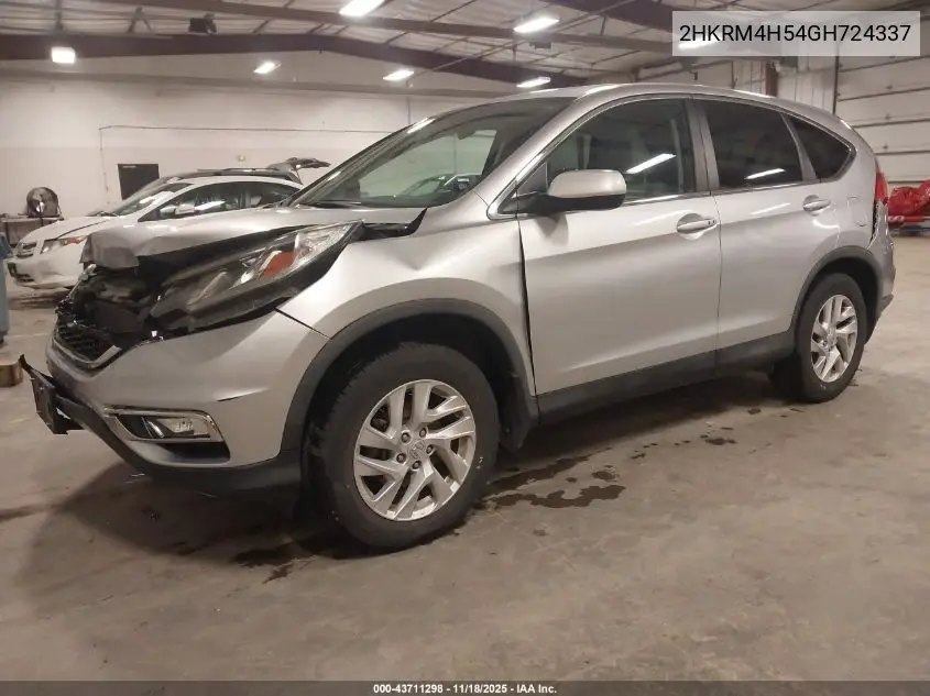 2HKRM4H54GH724337 2016 Honda Cr-V Ex