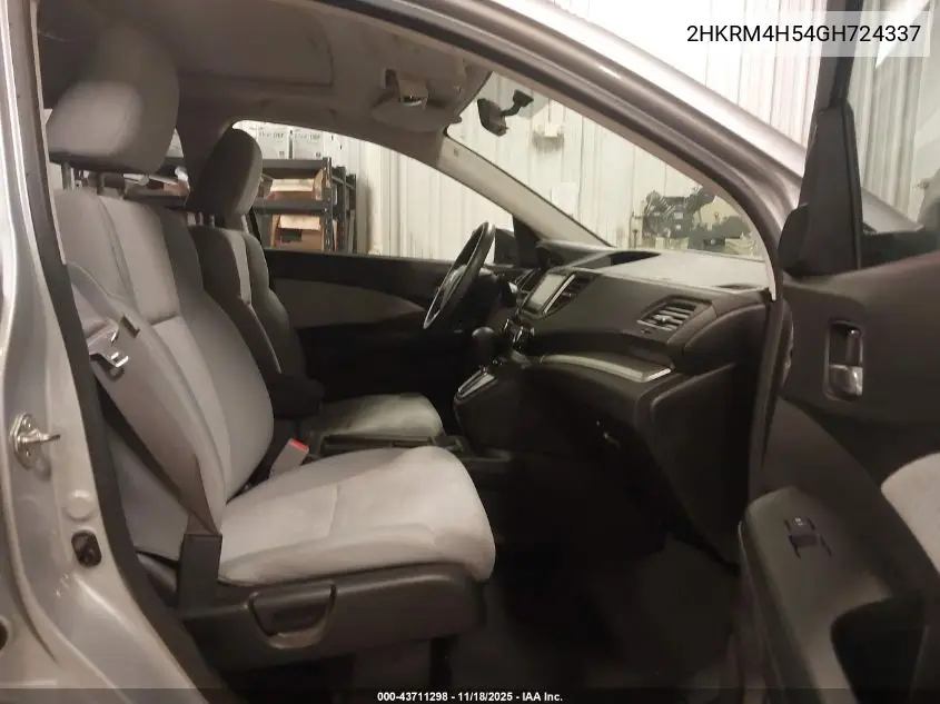 2HKRM4H54GH724337 2016 Honda Cr-V Ex