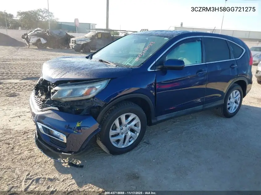 3CZRM3H58GG721275 2016 Honda Cr-V Ex