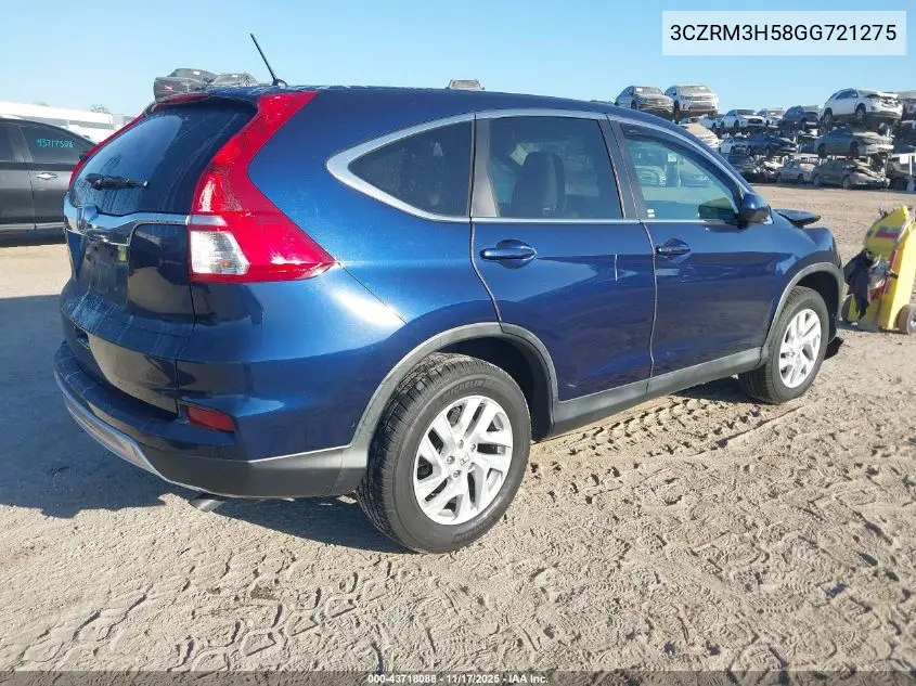 3CZRM3H58GG721275 2016 Honda Cr-V Ex