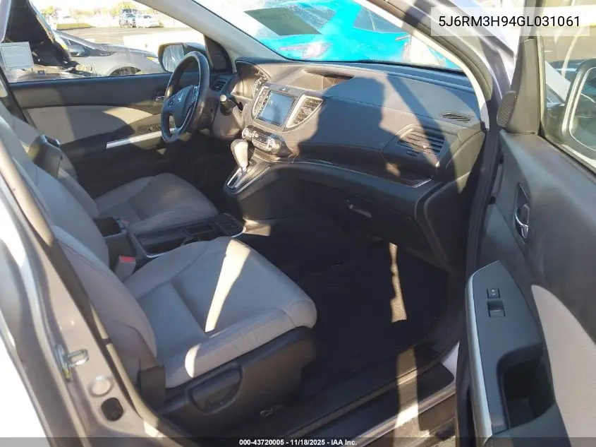 5J6RM3H94GL031061 2016 Honda Cr-V Touring