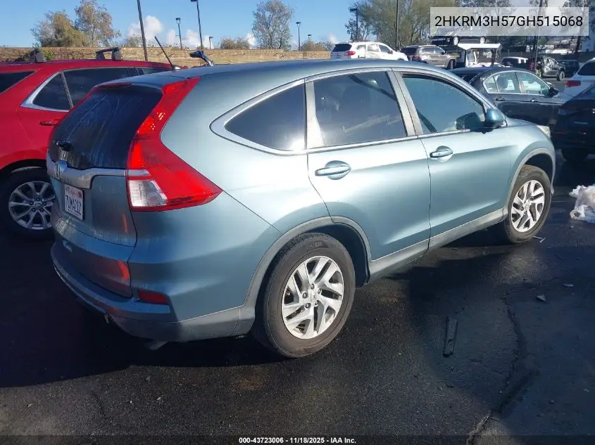 2HKRM3H57GH515068 2016 Honda Cr-V Ex