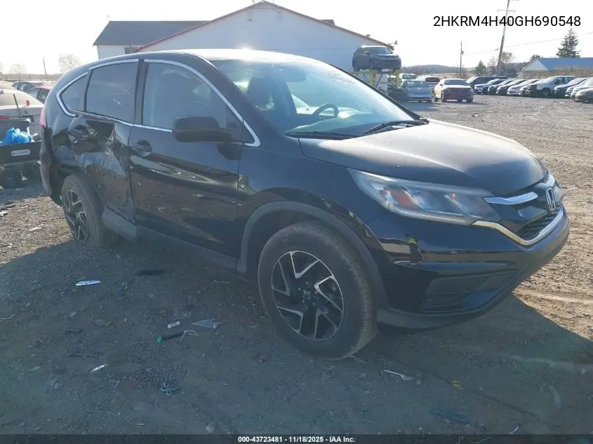 2HKRM4H40GH690548 2016 Honda Cr-V Se