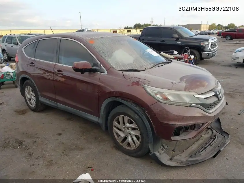 3CZRM3H55GG722108 2016 Honda Cr-V Ex