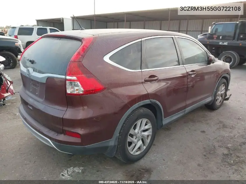 3CZRM3H55GG722108 2016 Honda Cr-V Ex