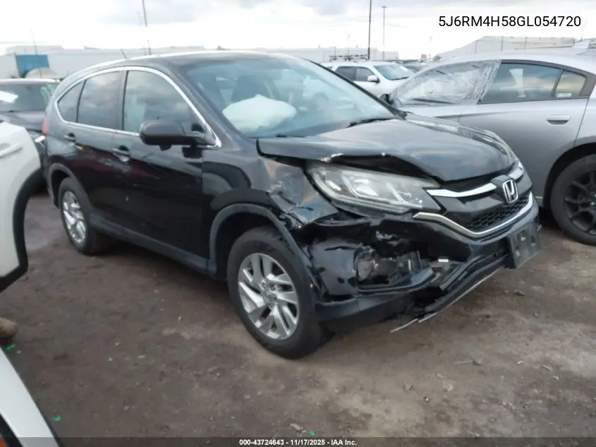 5J6RM4H58GL054720 2016 Honda Cr-V Ex