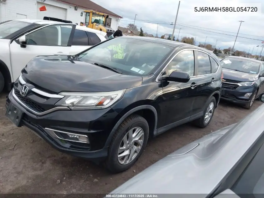 5J6RM4H58GL054720 2016 Honda Cr-V Ex