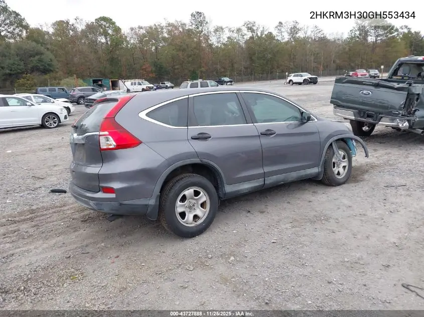 2HKRM3H30GH553434 2016 Honda Cr-V Lx