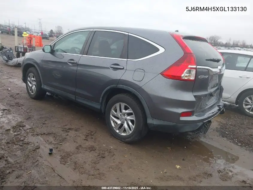 5J6RM4H5XGL133130 2016 Honda Cr-V Ex