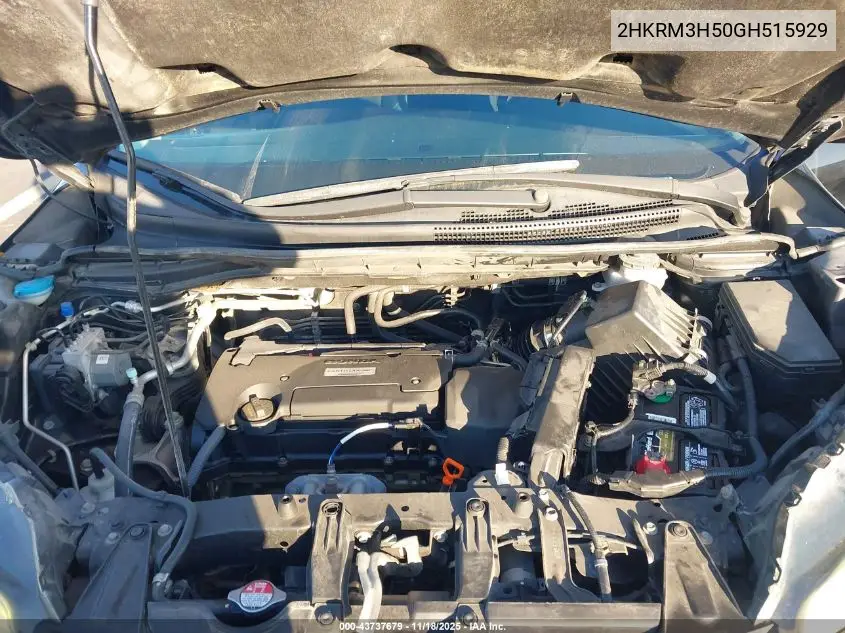 2HKRM3H50GH515929 2016 Honda Cr-V Ex