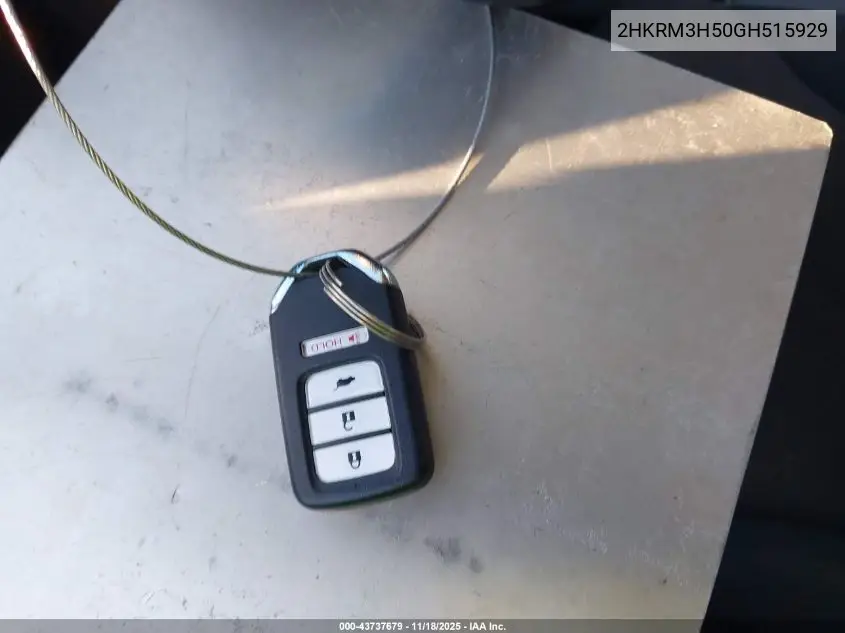 2HKRM3H50GH515929 2016 Honda Cr-V Ex