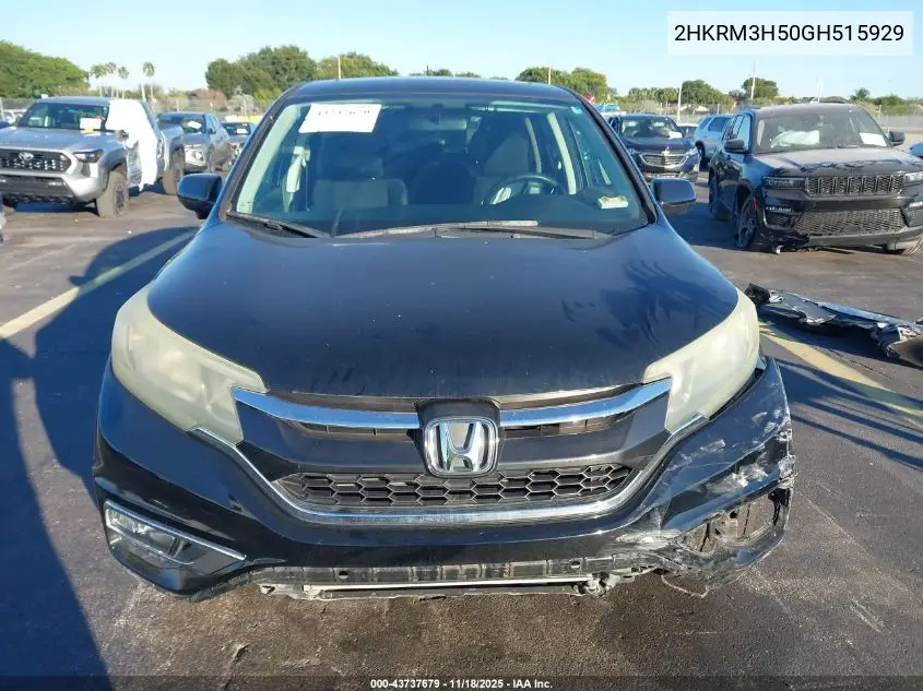 2HKRM3H50GH515929 2016 Honda Cr-V Ex
