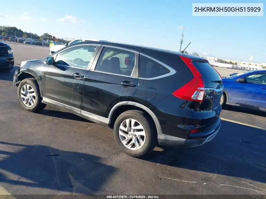 2HKRM3H50GH515929 2016 Honda Cr-V Ex