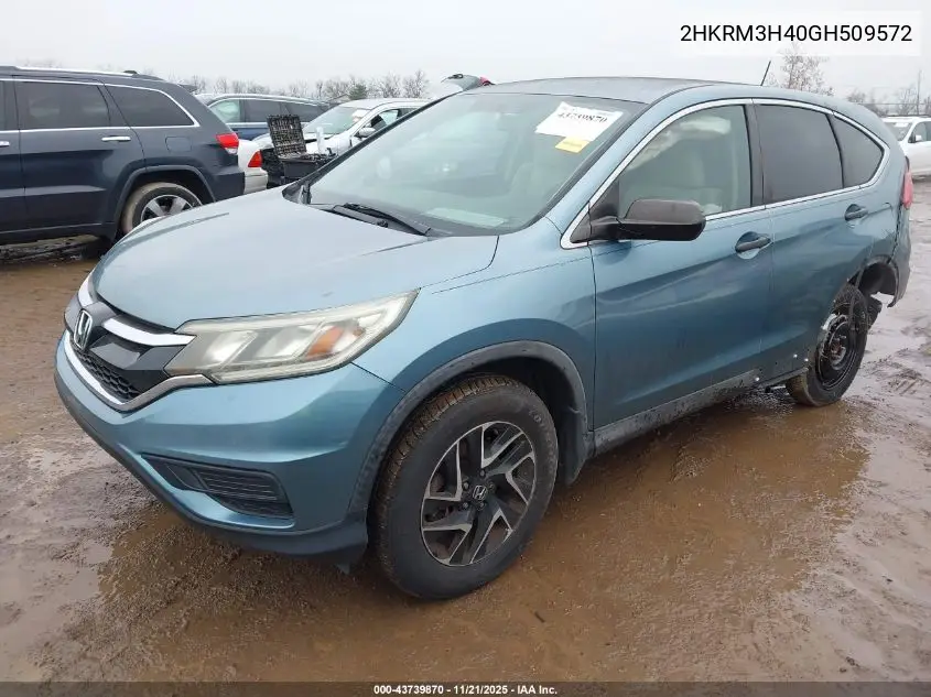 2HKRM3H40GH509572 2016 Honda Cr-V Se