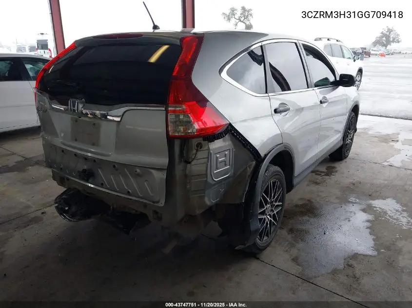 3CZRM3H31GG709418 2016 Honda Cr-V Lx