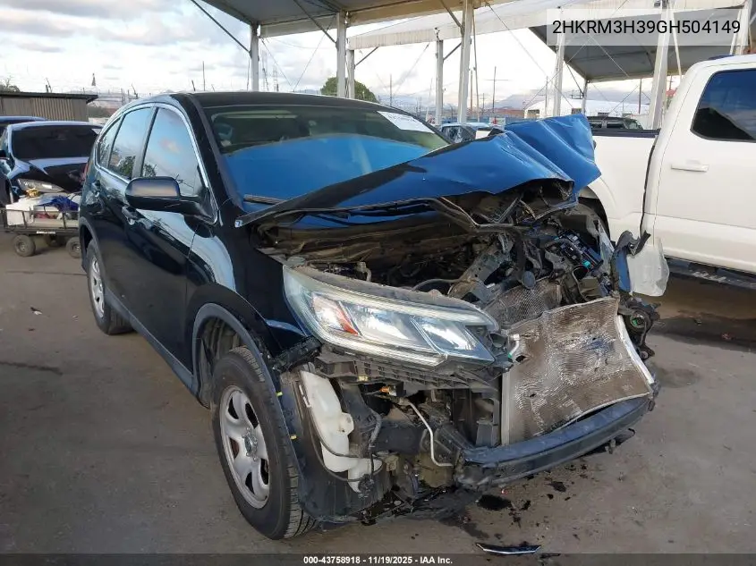 2HKRM3H39GH504149 2016 Honda Cr-V Lx