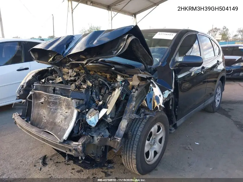 2HKRM3H39GH504149 2016 Honda Cr-V Lx