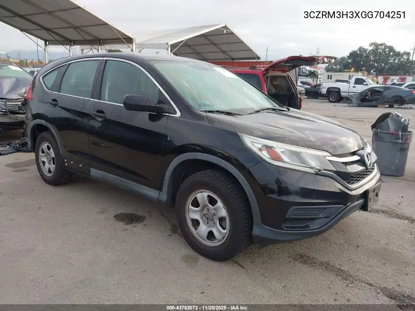 3CZRM3H3XGG704251 2016 Honda Cr-V Lx