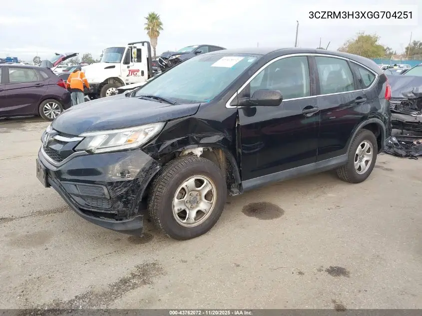 3CZRM3H3XGG704251 2016 Honda Cr-V Lx